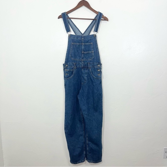 Free People We the Free Ziggy Slouchy Denim Overall Jeans Size S - Picture 3 of 13